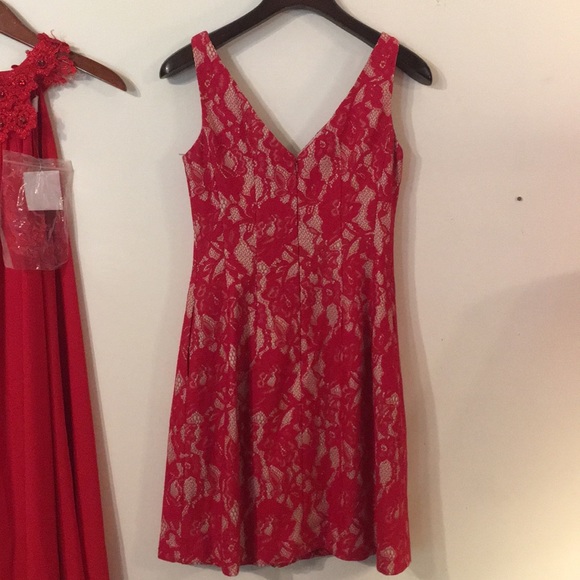 Red Dress Bundle LRD Belle Badgley Mischka Aqua - Picture 4 of 12